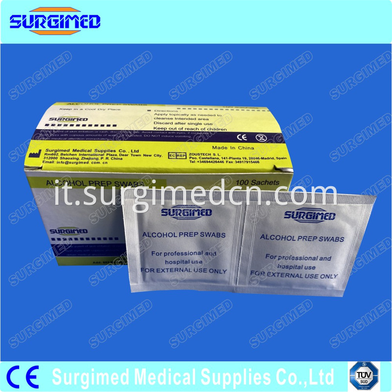 Non Woven Medical Alcohol Pad 70 Isopropyl Alcohol Swab Jpg